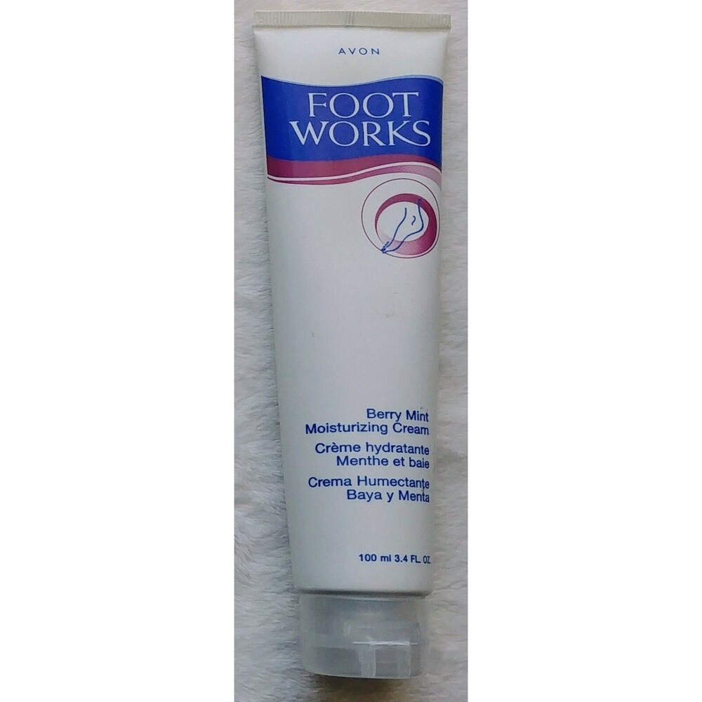 moisturizer new Avon lotion Foot Works foot berry mint skin care protection